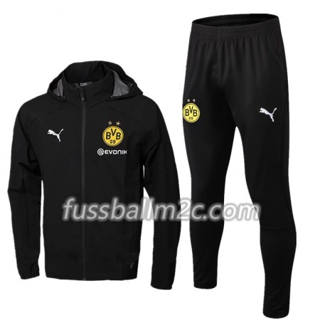 Borussia Dortmund Trainingsanzug Windrunner Schwarz 2018-2019